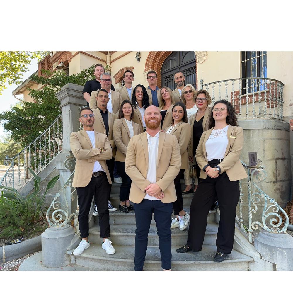 l'équipe de l'agence Riberal