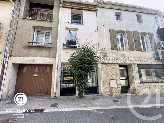 maison à vendre - 3 pièces - 70.0 m2 - PEZILLA LA RIVIERE - 66 - LANGUEDOC-ROUSSILLON - Century 21 Riberal